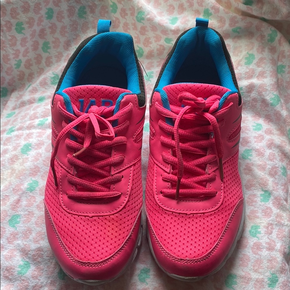 Vibrant Pink Athletic Shoes